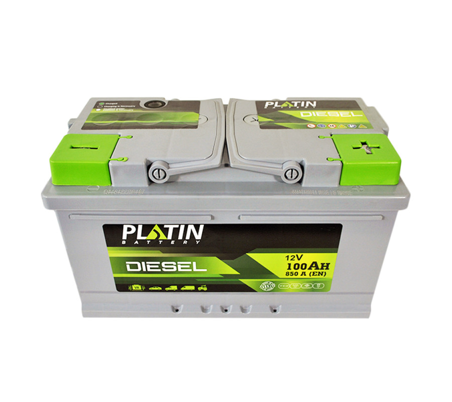 Автомобільний акумулятор PLATIN Silver Diesel 100Ah 850A R+