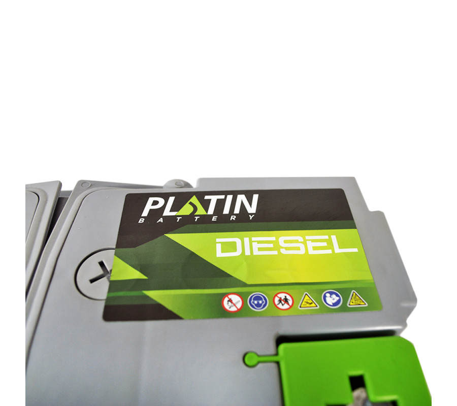 Автомобільний акумулятор PLATIN Silver Diesel 100Ah 850A R+