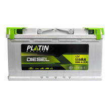 Автомобільний акумулятор PLATIN Silver Disel 110Ah 1000A R+