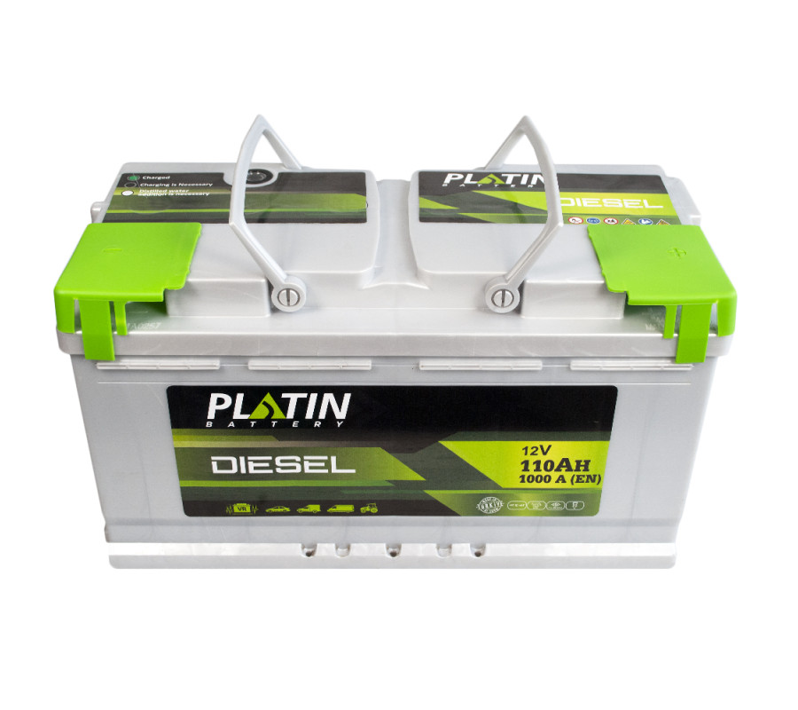 Автомобільний акумулятор PLATIN Silver Disel 110Ah 1000A R+