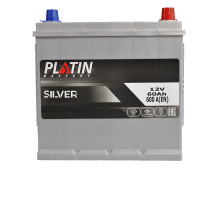 Автомобільний акумулятор PLATIN Silver Asia 60Ah 600A R+