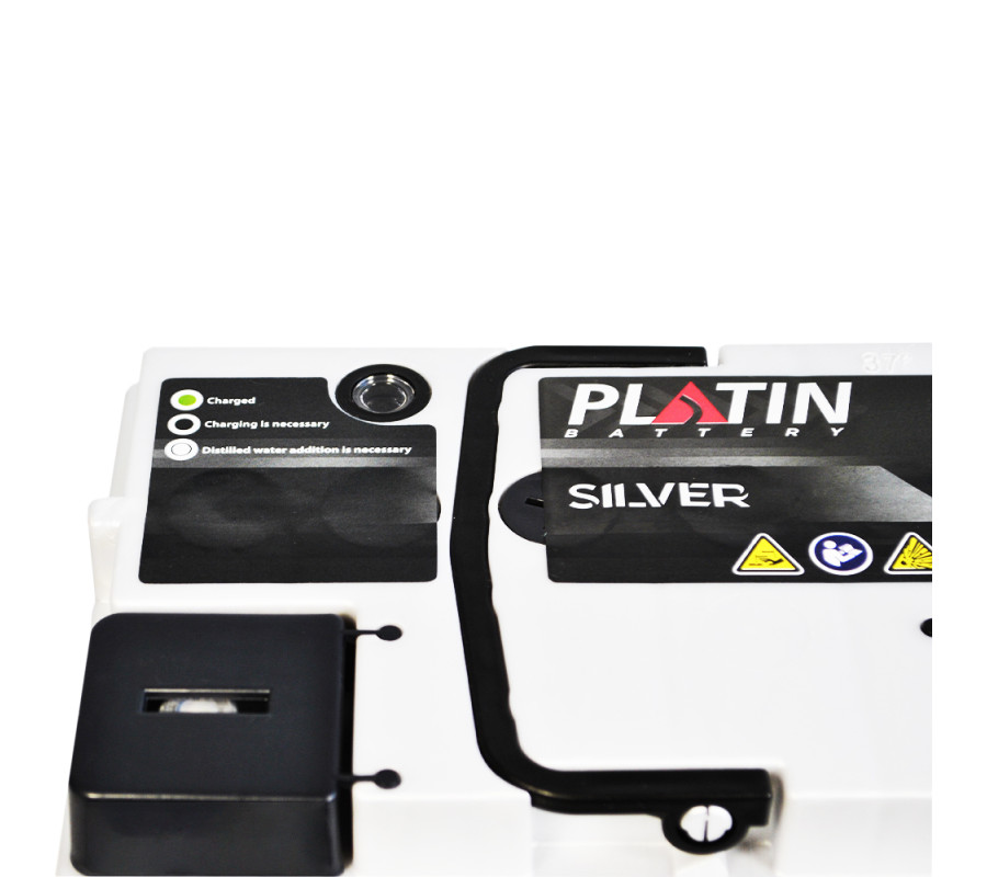 Автомобільний акумулятор PLATIN Silver 60Ah 600A R+