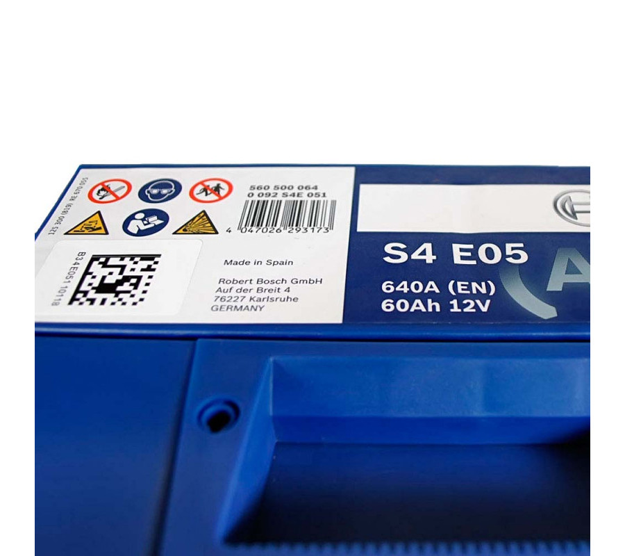 Автомобільний акумулятор Bosch EFB 60Ah 640A S4E051