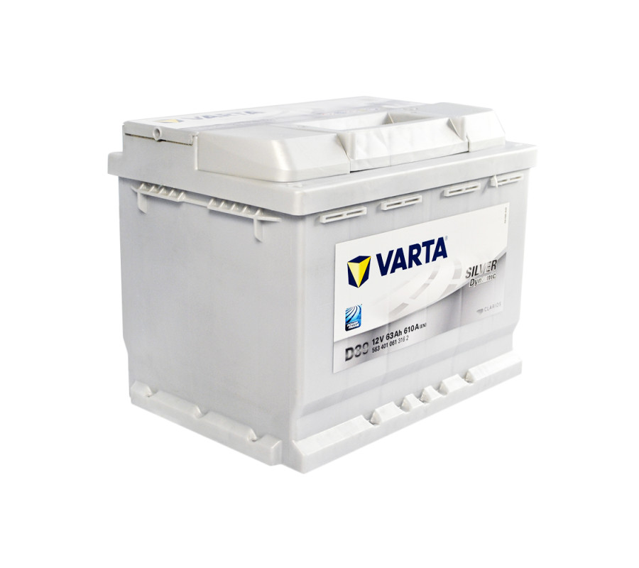 Автомобільний акумулятор Varta  Silver Dynamic 63Ач 610А D39