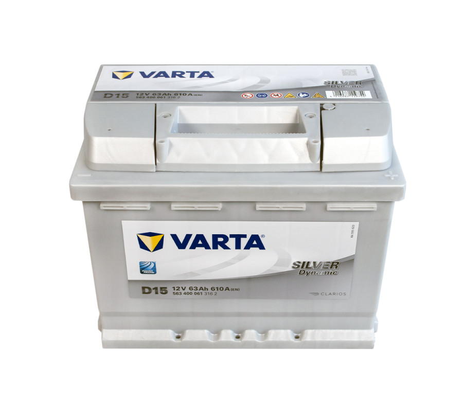 Автомобільний акумулятор Varta  Silver Dynamic 63Ач 610 А D15
