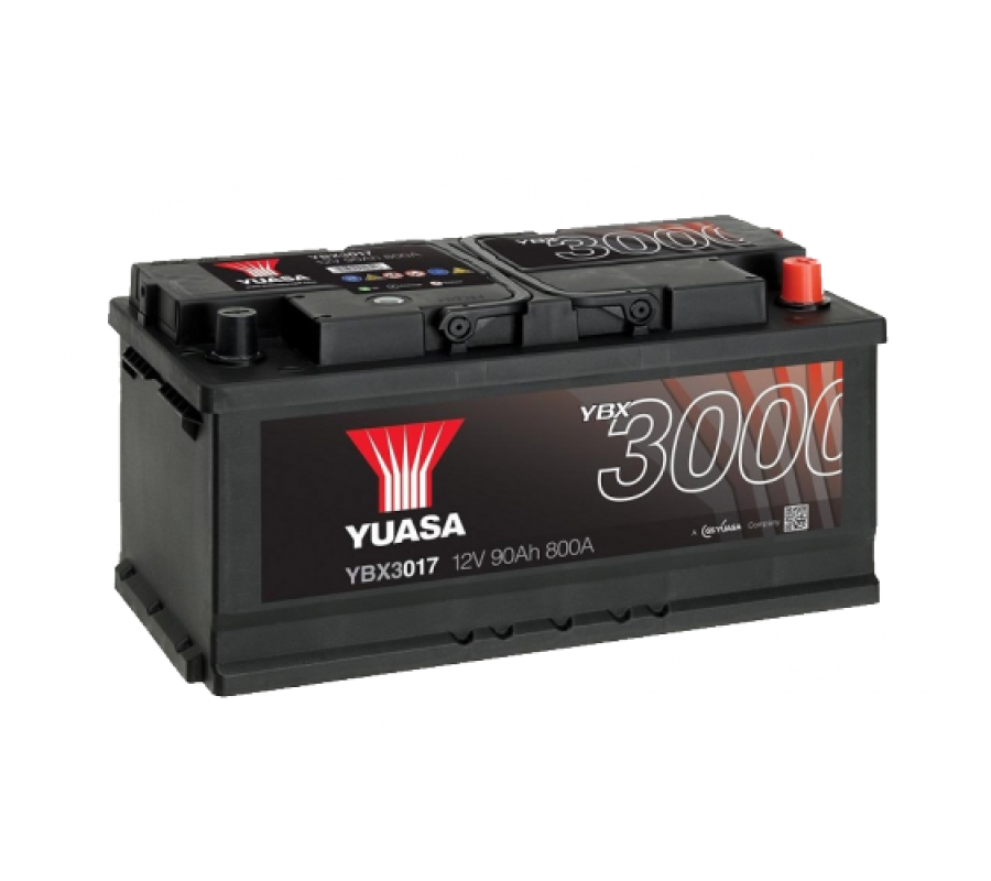 Автомобільний акумулятор Yuasa 90Ah 800A YBX3017