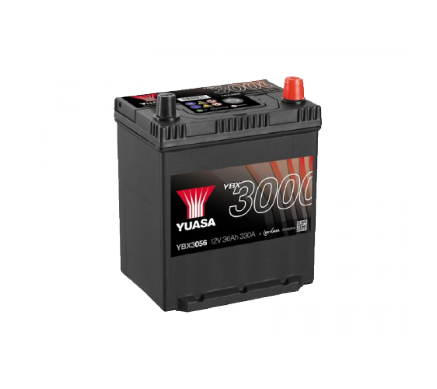 Автомобільний акумулятор Yuasa 36Ah 330A YBX3056