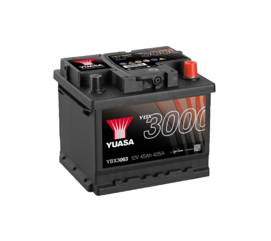 Автомобільний акумулятор Yuasa 45Ah 425A YBX3063