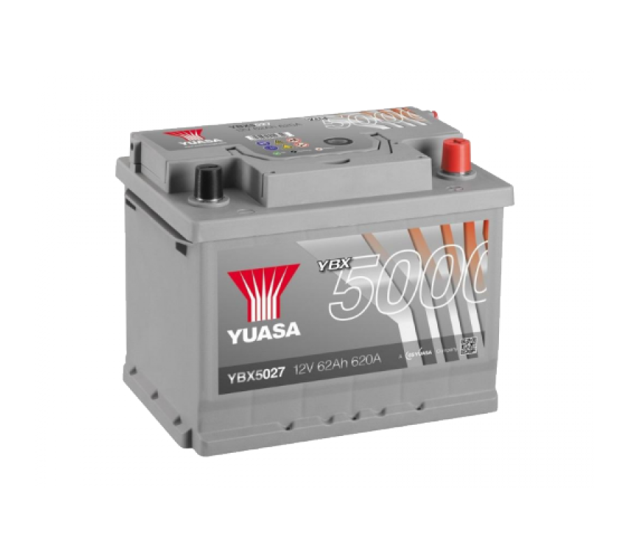 Автомобільний акумулятор Yuasa 62Ah 620A YBX5027