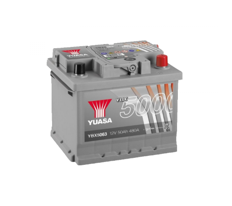 Автомобільний акумулятор Yuasa 52Ah 520A YBX5063