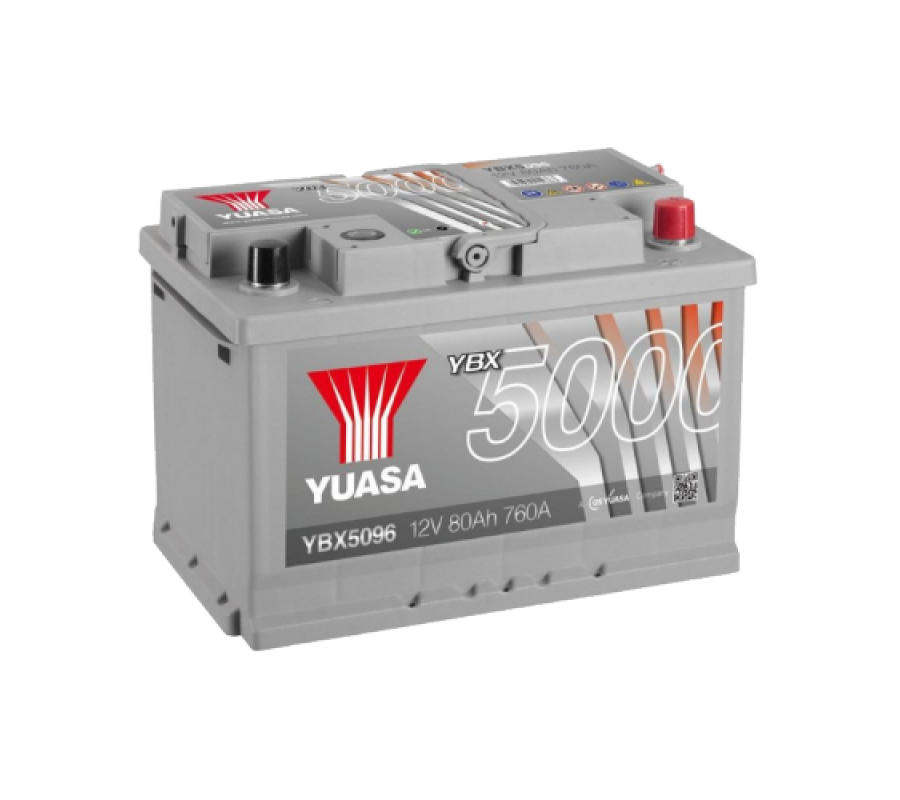 Автомобільний акумулятор Yuasa 80Ah 760A YBX5096