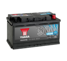 Автомобільний акумулятор Yuasa 80Ah 800A AGM YBX9115