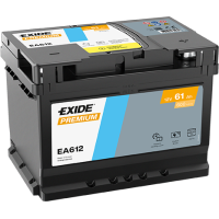 Автомобільний акумулятор Exide Premium 61Ah 600A EA612