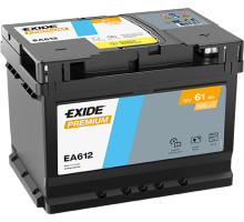 Автомобільний акумулятор Exide Premium 61Ah 600A EA612