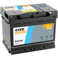 Автомобильный аккумулятор Exide Premium 64Ah 640A EA640