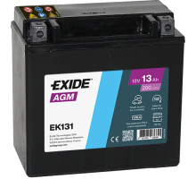 Автомобільний акумулятор EXIDE Start-Stop Auxiliary 13Ah 200А EK131