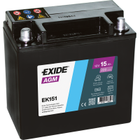Автомобільний акумулятор EXIDE Start-Stop Auxiliary 15Ah 200А EK151