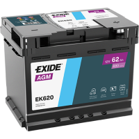 Автомобильный аккумулятор Exide 62Ah 680 A Start Stop AGM EK620 (EK600)