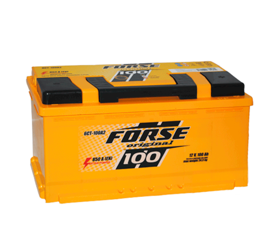 Автомобільний акумулятор FORSE 100Ah 850A R+