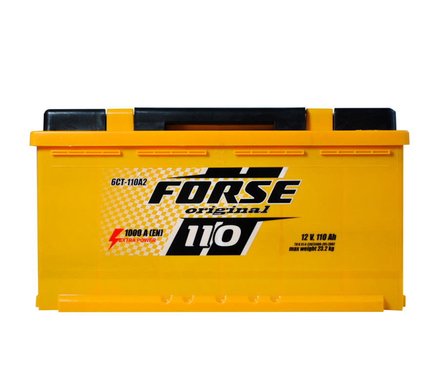 Автомобільний акумулятор FORSE 110Ah 1000A R+
