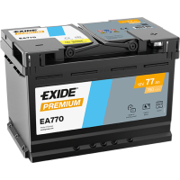 Автомобільний акумулятор Exide Premium 77Ah 760A EA770
