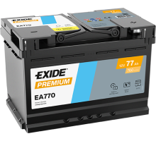 Автомобільний акумулятор Exide Premium 77Ah 760A EA770