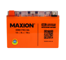 Мото акумулятор MAXION Gel 12V 8A L+  YT 9B-4